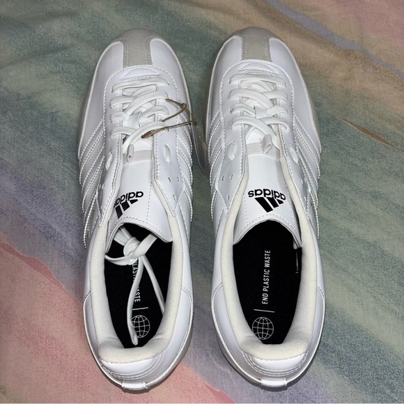 NWT Adidas Vegan Velosamba Cycling Shoes Cloud White - Men\'s size 13